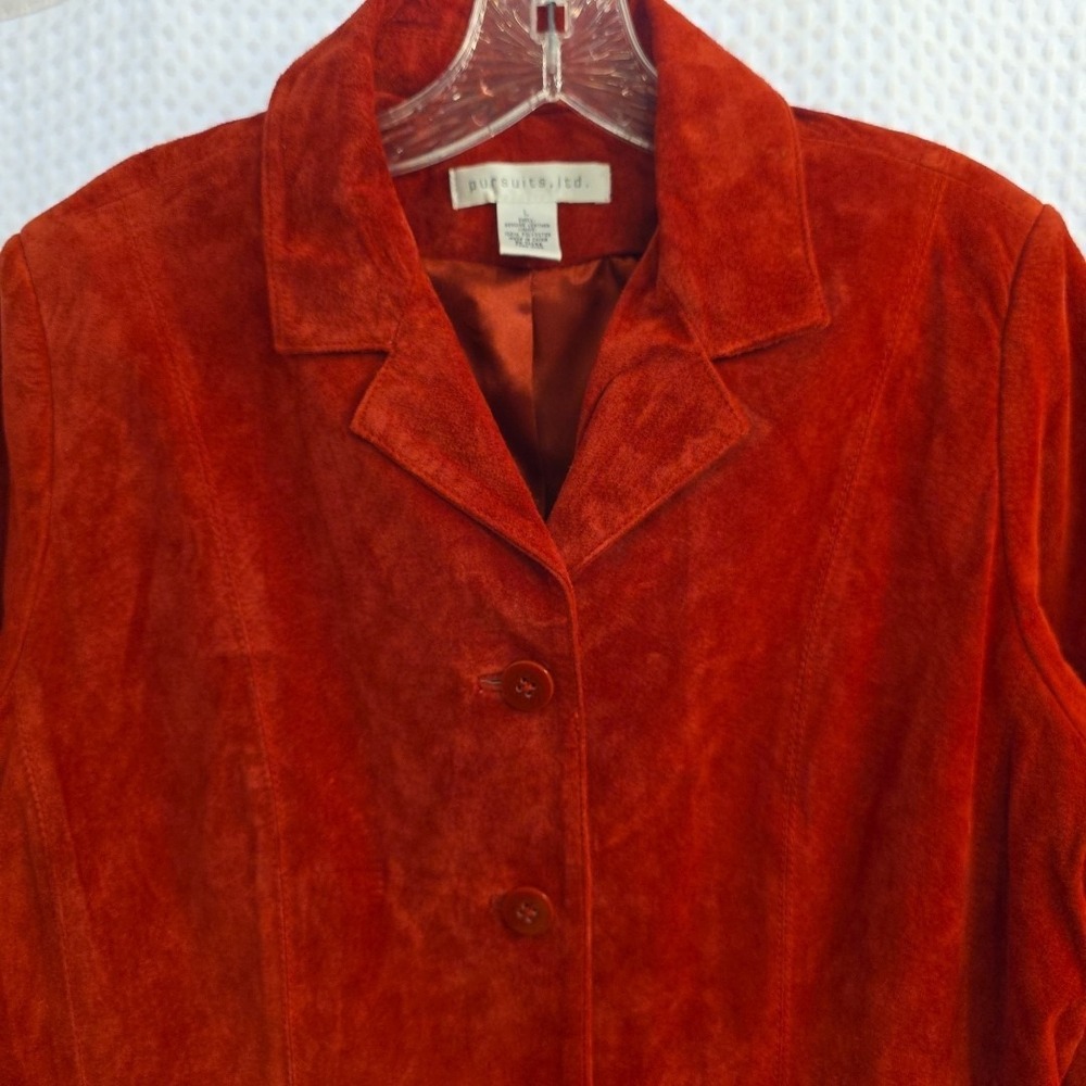 Genuine Leather RED Jacket Size Large‎